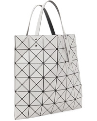 graue Shopper Tasche aus Leder von Bao Bao Issey Miyake