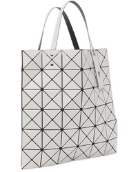 graue Shopper Tasche aus Leder von Bao Bao Issey Miyake