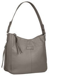 graue Shopper Tasche aus Leder von Bruno Banani