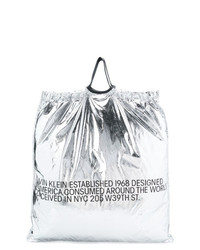 graue Shopper Tasche aus Leder von Calvin Klein 205W39nyc