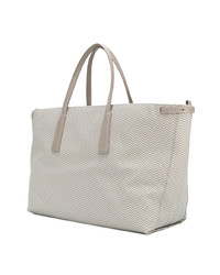 graue Shopper Tasche aus Leder von Zanellato