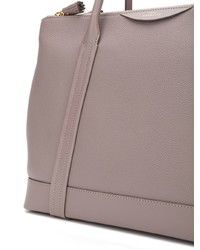 graue Shopper Tasche aus Leder von Anya Hindmarch