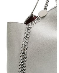 graue Shopper Tasche aus Leder von Stella McCartney