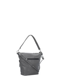 graue Shopper Tasche aus Leder von Gerry Weber