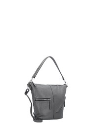 graue Shopper Tasche aus Leder von Gerry Weber