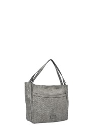 graue Shopper Tasche aus Leder von Gerry Weber