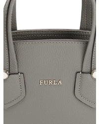 graue Shopper Tasche aus Leder von Furla