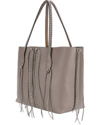 graue Shopper Tasche aus Leder von Tod's