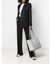 graue Shopper Tasche aus Leder von DKNY