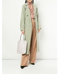 graue Shopper Tasche aus Leder von Nina Ricci