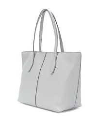 graue Shopper Tasche aus Leder von Tod's