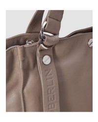 graue Shopper Tasche aus Leder von Liebeskind Berlin