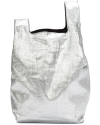 graue Shopper Tasche aus Leder von Maison Margiela