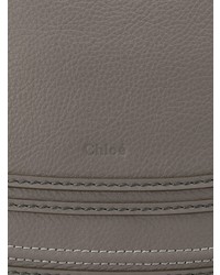 graue Shopper Tasche aus Leder von Chloé