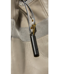 graue Shopper Tasche aus Leder von Jerome Dreyfuss