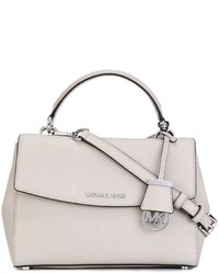 graue Shopper Tasche aus Leder von MICHAEL Michael Kors