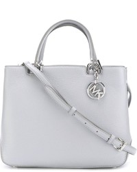 graue Shopper Tasche aus Leder von MICHAEL Michael Kors