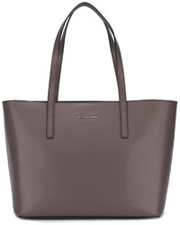 graue Shopper Tasche aus Leder von MICHAEL Michael Kors