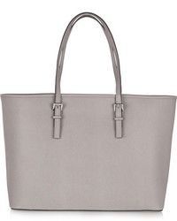 graue Shopper Tasche aus Leder von MICHAEL Michael Kors