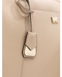 graue Shopper Tasche aus Leder von MICHAEL Michael Kors