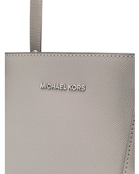 graue Shopper Tasche aus Leder von MICHAEL Michael Kors