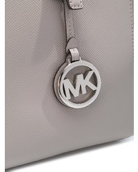 graue Shopper Tasche aus Leder von MICHAEL Michael Kors