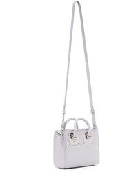 graue Shopper Tasche aus Leder von Sophie Hulme