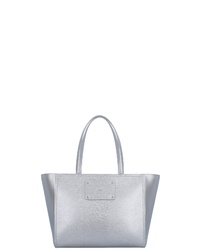 graue Shopper Tasche aus Leder von Roberto Cavalli Class
