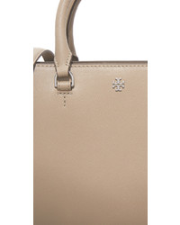 graue Shopper Tasche aus Leder von Tory Burch