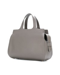 graue Shopper Tasche aus Leder von Giorgio Armani