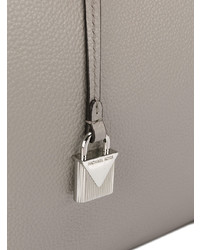 graue Shopper Tasche aus Leder von Michael Kors Collection