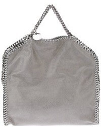 graue Shopper Tasche aus Leder von Stella McCartney