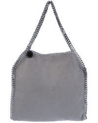 graue Shopper Tasche aus Leder von Stella McCartney