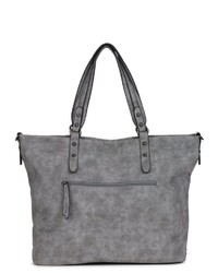 graue Shopper Tasche aus Leder von SURI FREY