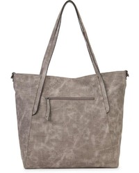 graue Shopper Tasche aus Leder von SURI FREY