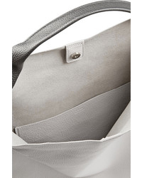 graue Shopper Tasche aus Leder von Jil Sander