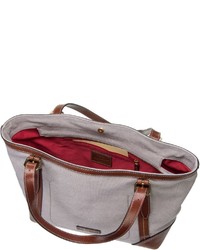 graue Shopper Tasche aus Leder von The Bridge