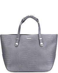 graue Shopper Tasche aus Leder von Thomas Wylde