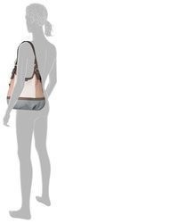 graue Shopper Tasche aus Leder von Tom Tailor