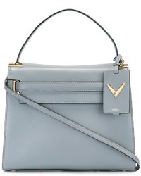 graue Shopper Tasche aus Leder von Valentino Garavani