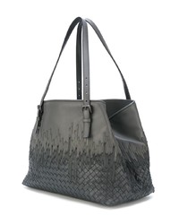 graue Shopper Tasche aus Leder von Bottega Veneta