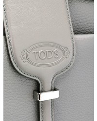 graue Shopper Tasche aus Leder von Tod's