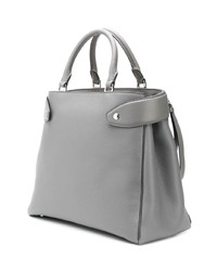 graue Shopper Tasche aus Leder von Tod's