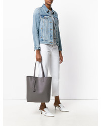 graue Shopper Tasche von Saint Laurent
