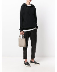 graue Shopper Tasche von Donna Karan