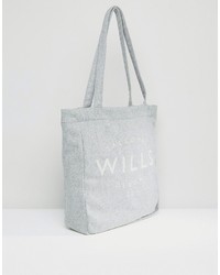 graue Shopper Tasche von Jack Wills