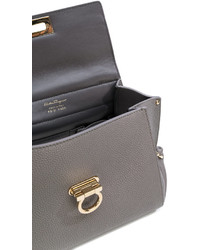 graue Shopper Tasche von Salvatore Ferragamo