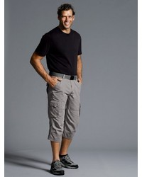 graue Shorts von Men Plus by HAPPYsize