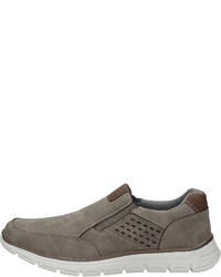 graue Slip-On Sneakers aus Leder von Bama