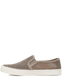 graue Slip-On Sneakers mit geometrischem Muster von Frye